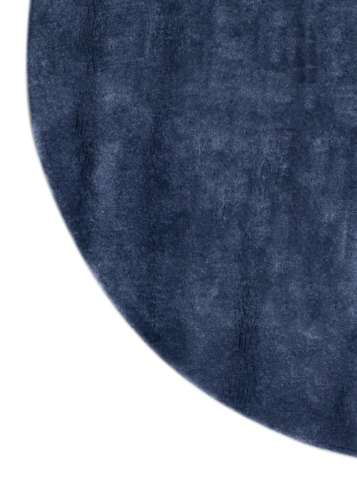 adrift blue wool and viscose hand tufted Rug - Corner adrift blue wool and viscose hand tufted Rug - Corner