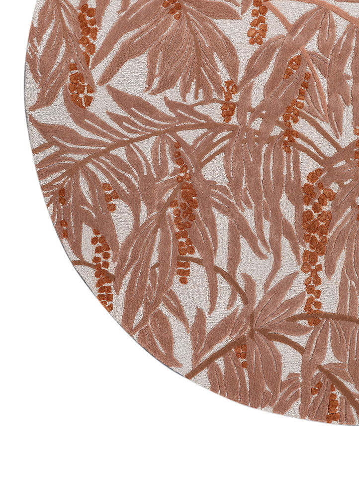 aurelia ivory wool and viscose hand tufted Rug - Corner