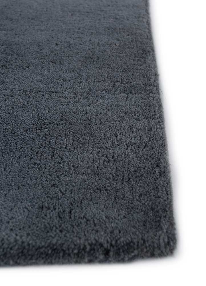 cera blue wool hand tufted Rug - Corner cera blue wool hand tufted Rug - Corner