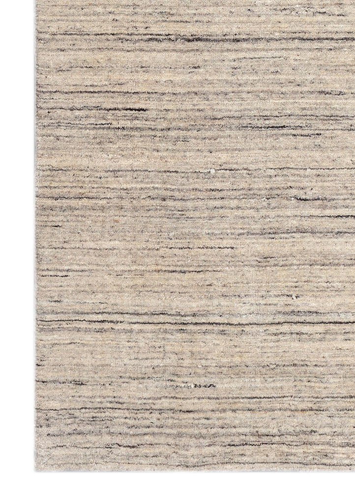 aprezo ivory wool hand loom Rug - Corner aprezo ivory wool hand loom Rug - Corner