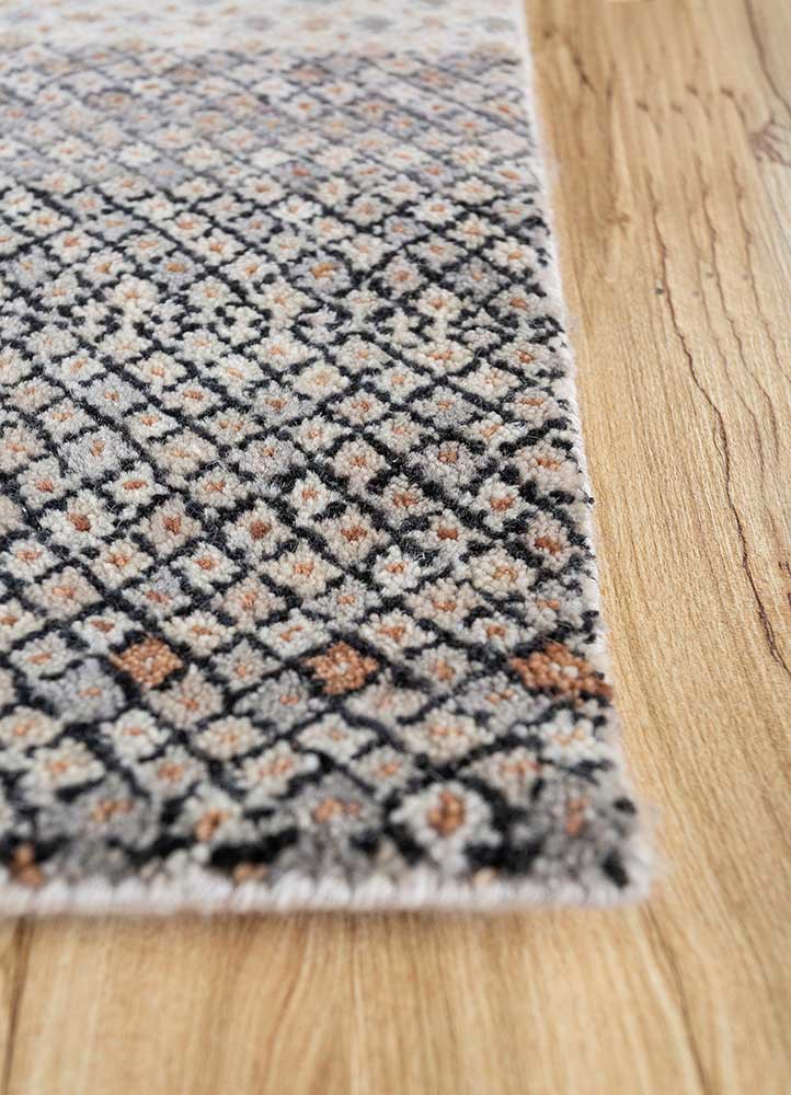 Manchaha Ivory Hand Knotted Wool and Silk RugsLub66Jaipur Rugs