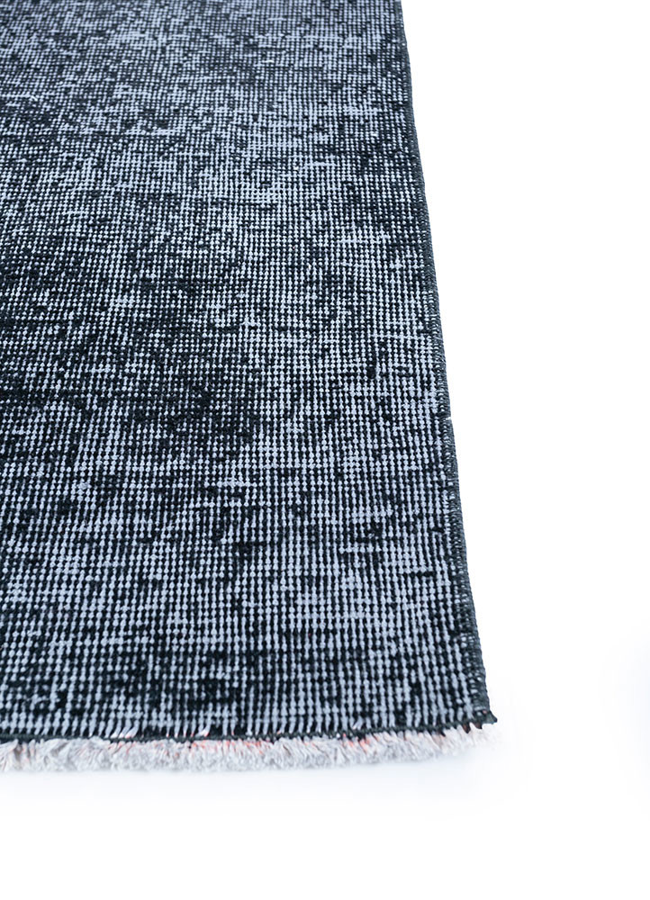 lacuna grey and black wool hand knotted Rug - Corner lacuna grey and black wool hand knotted Rug - Corner
