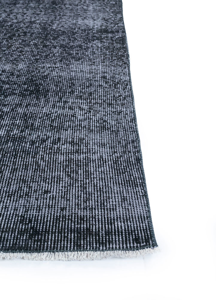 lacuna grey and black wool hand knotted Rug - Corner lacuna grey and black wool hand knotted Rug - Corner