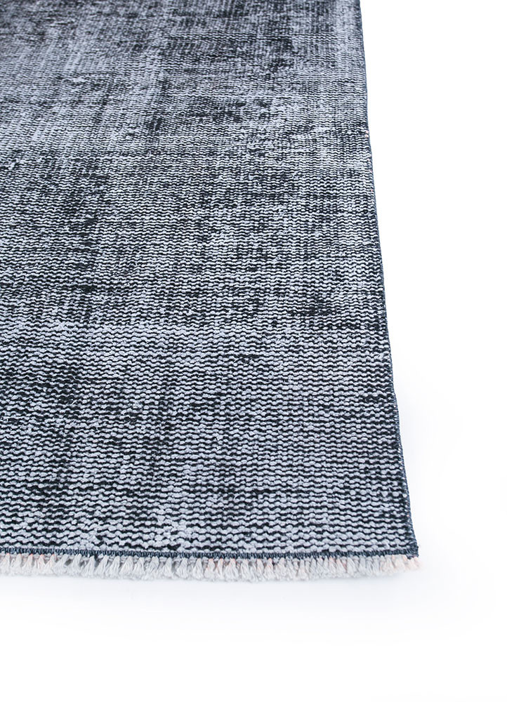 lacuna grey and black wool hand knotted Rug - Corner lacuna grey and black wool hand knotted Rug - Corner