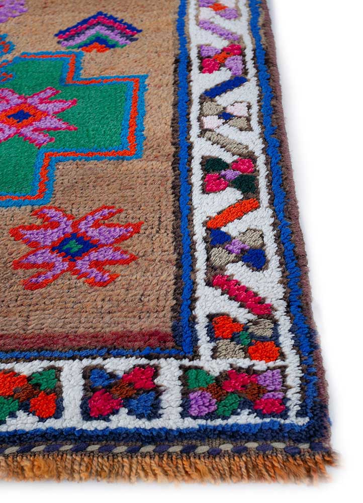nuray multi wool hand knotted Rug - Corner nuray multi wool hand knotted Rug - Corner