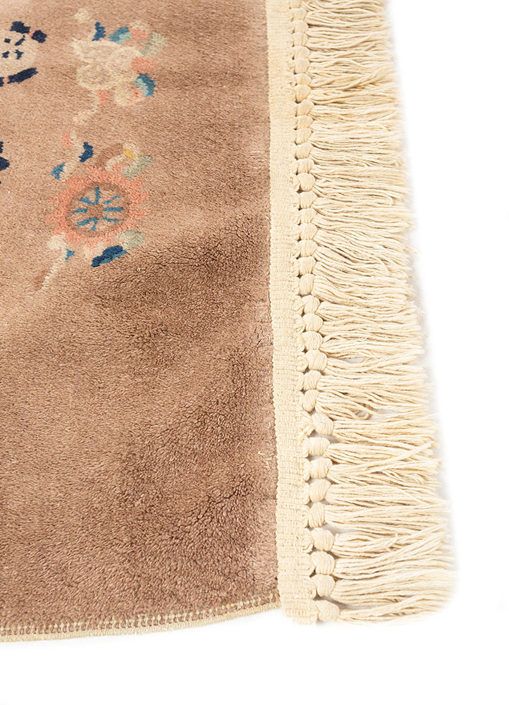 aalam blue wool hand knotted Rug - Corner aalam blue wool hand knotted Rug - Corner