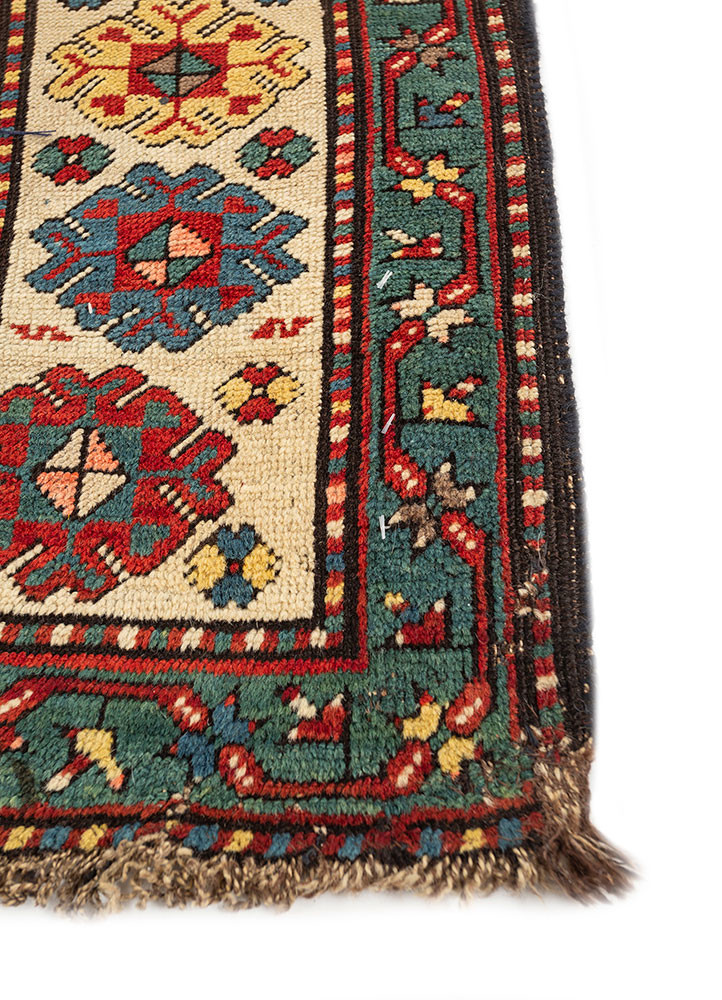 kiaan red and orange wool hand knotted Rug - Corner kiaan red and orange wool hand knotted Rug - Corner