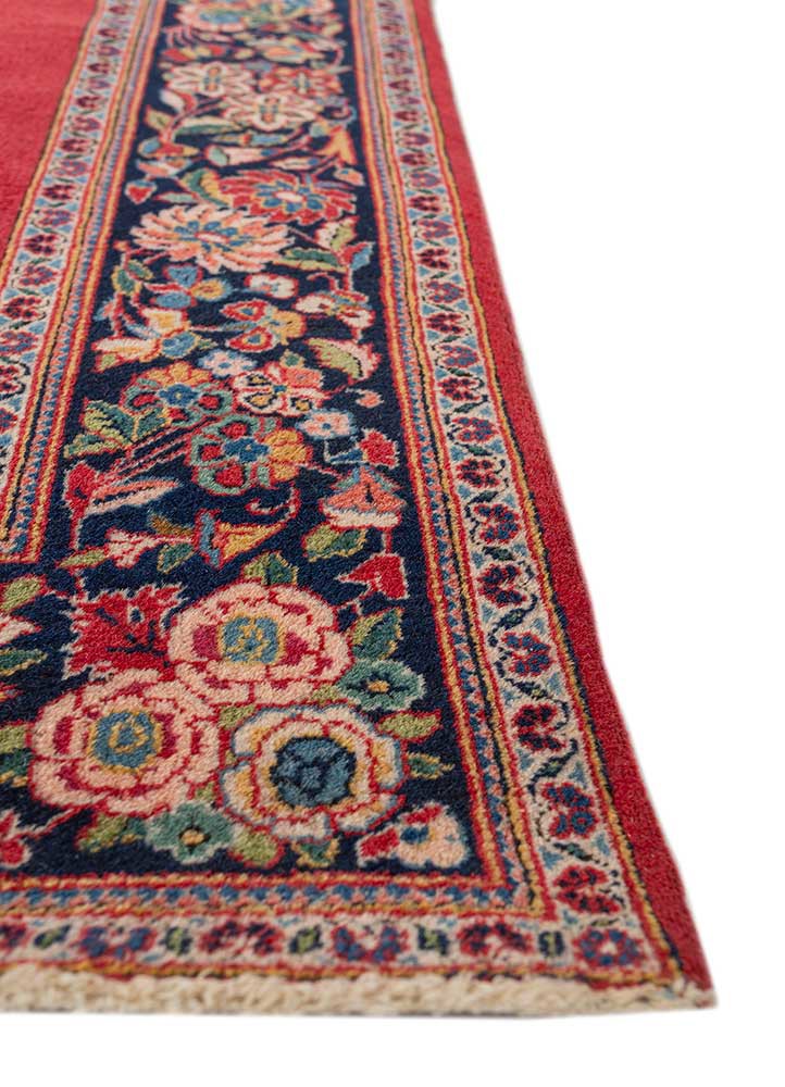 aalam pink and purple wool hand knotted Rug - Corner aalam pink and purple wool hand knotted Rug - Corner