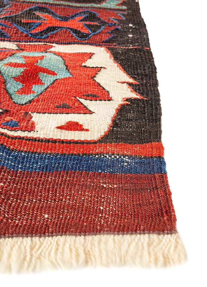 nayaab ivory wool flat weaves Rug - Corner nayaab ivory wool flat weaves Rug - Corner