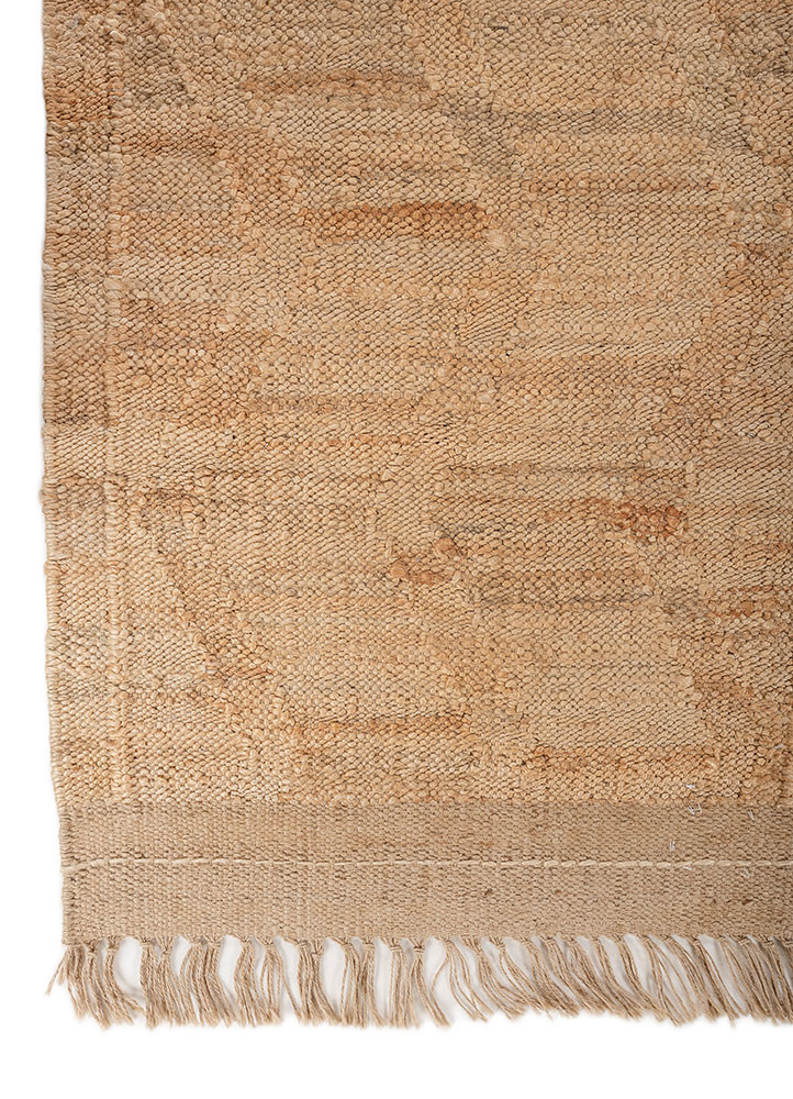 nomadic threads beige and brown jute and hemp flat weaves Rug - Corner