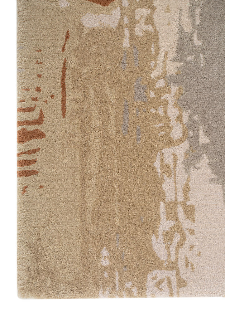 aprezo ivory viscose hand tufted Rug - Corner aprezo ivory viscose hand tufted Rug - Corner