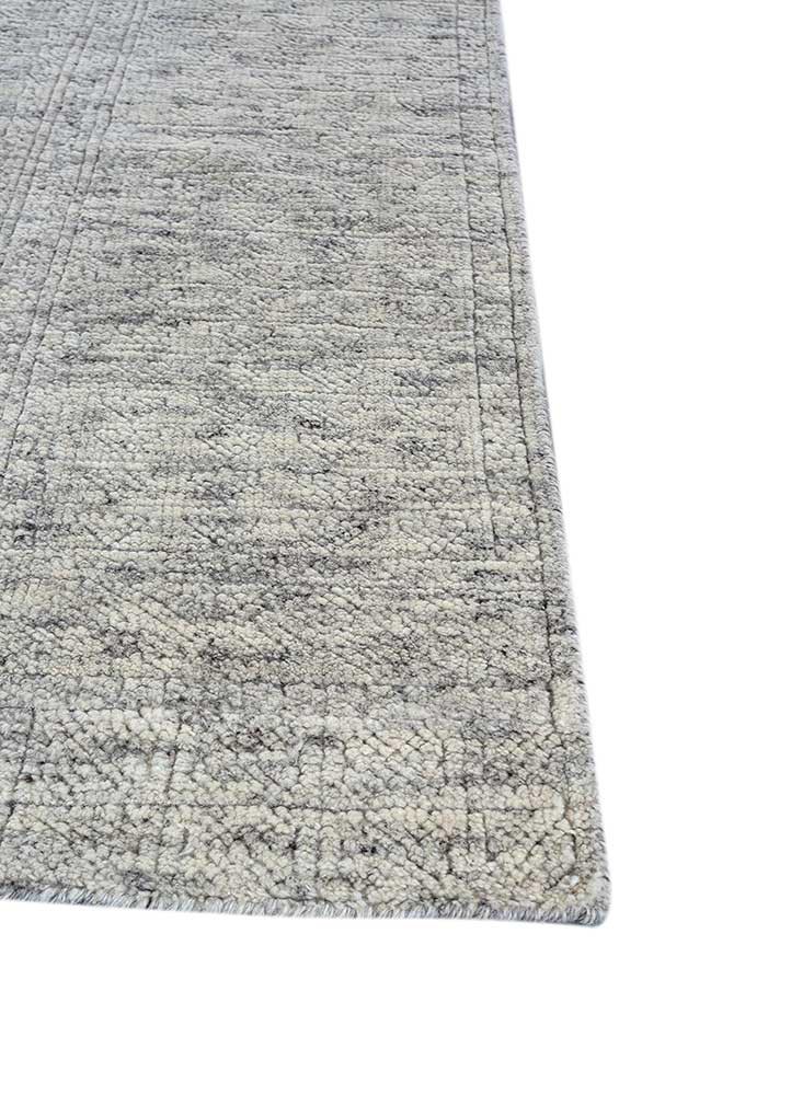 manifest ivory wool hand knotted Rug - Corner manifest ivory wool hand knotted Rug - Corner