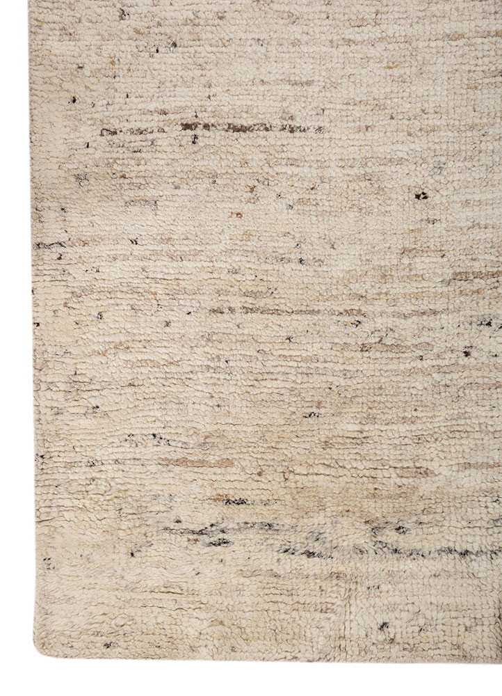 manifest ivory wool hand knotted Rug - Corner manifest ivory wool hand knotted Rug - Corner