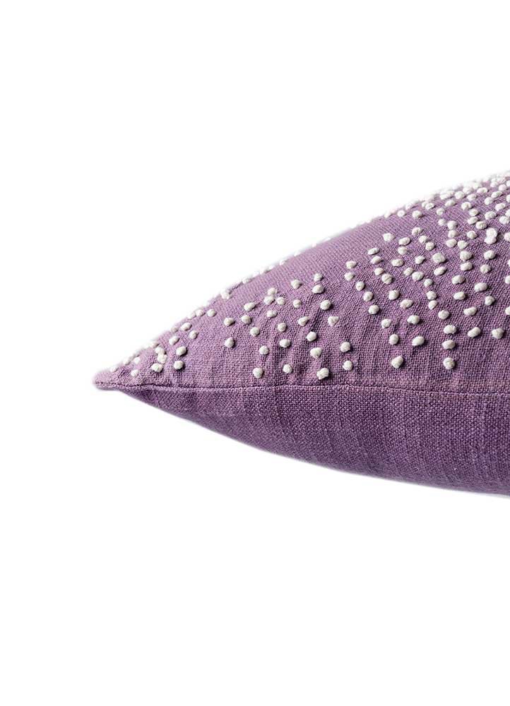 cushion pink and purple cotton cushion cover Home Textile - Corner