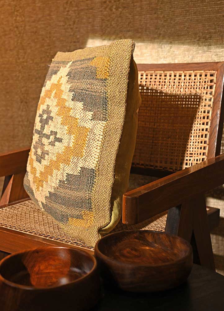 cushion gold jute and hemp cushion cover Home Textile - Corner