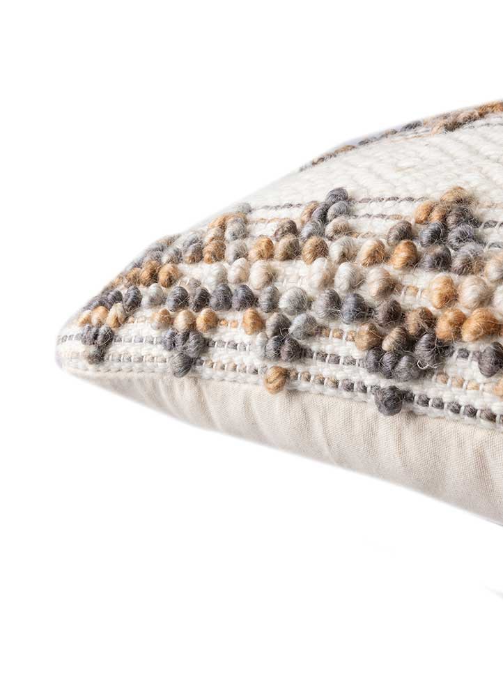 cushion ivory wool cushion cover Home Textile - Corner cushion ivory wool cushion cover Home Textile - Corner