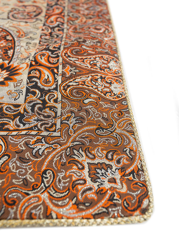 gulmarg beige and brown silk and zari wall art WALL ART & TAPESTRY - Corner gulmarg beige and brown silk and zari wall art WALL ART & TAPESTRY - Corner