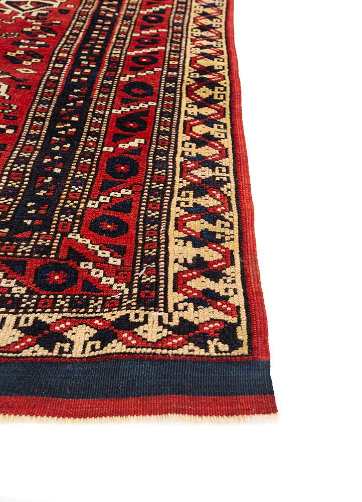 bespoke sile red and orange wool wall art WALL ART & TAPESTRY - Corner