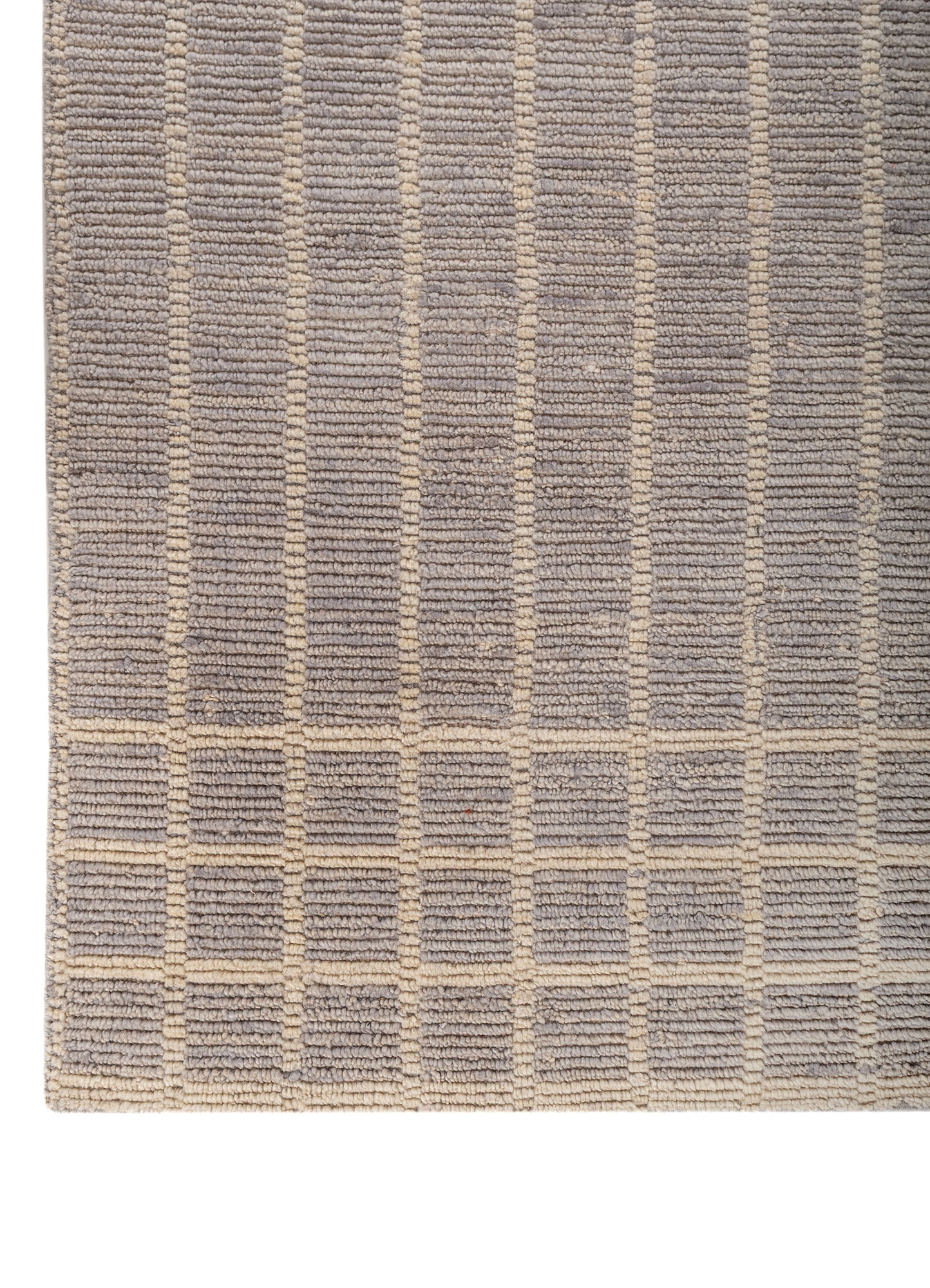 Contour Grey & Black Hand Loom Wool Rugs-Hwl-444-Jaipur Rugs US