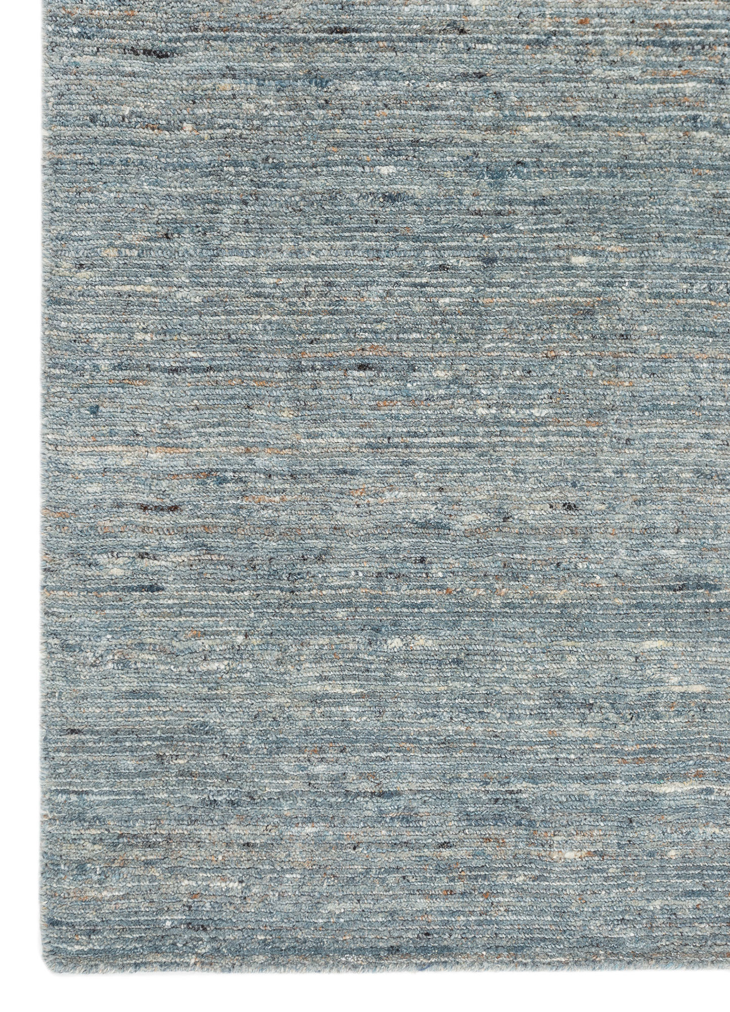 Contour Blue Hand Loom Wool & Viscose Rugs-Hwv-09-Jaipur Rugs IT