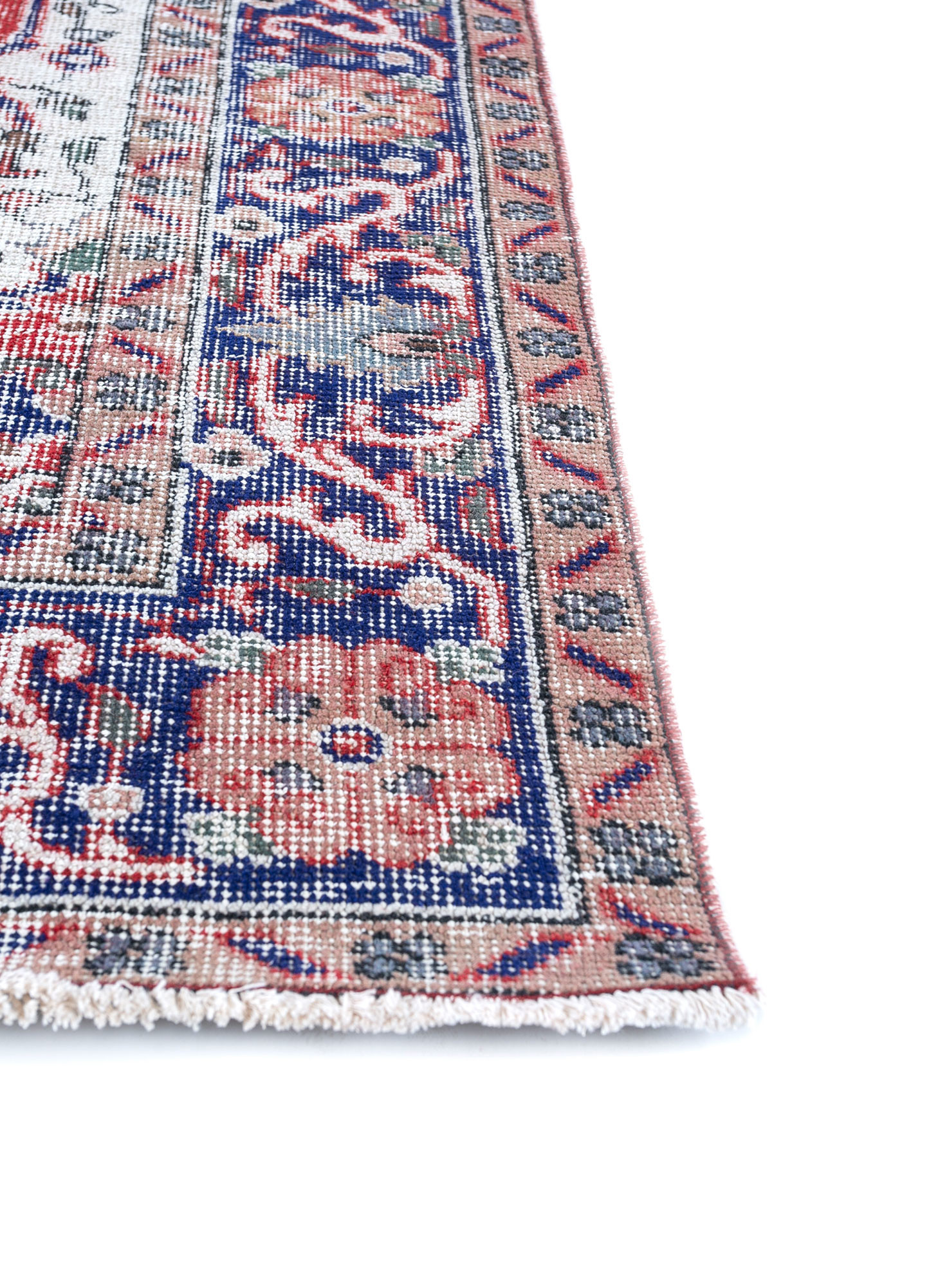 Vintage Red & Orange Hand Knotted Wool Rugs-Pae-2206-Jaipur Rugs ES