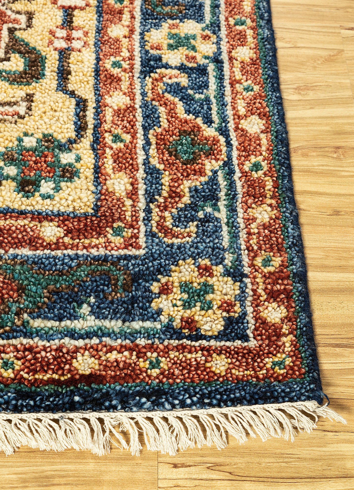 Sahvsna Rugs Savana Multi Hand Knotted Wool Rugs-Pkwl-591-Jaipur Rugs AE
