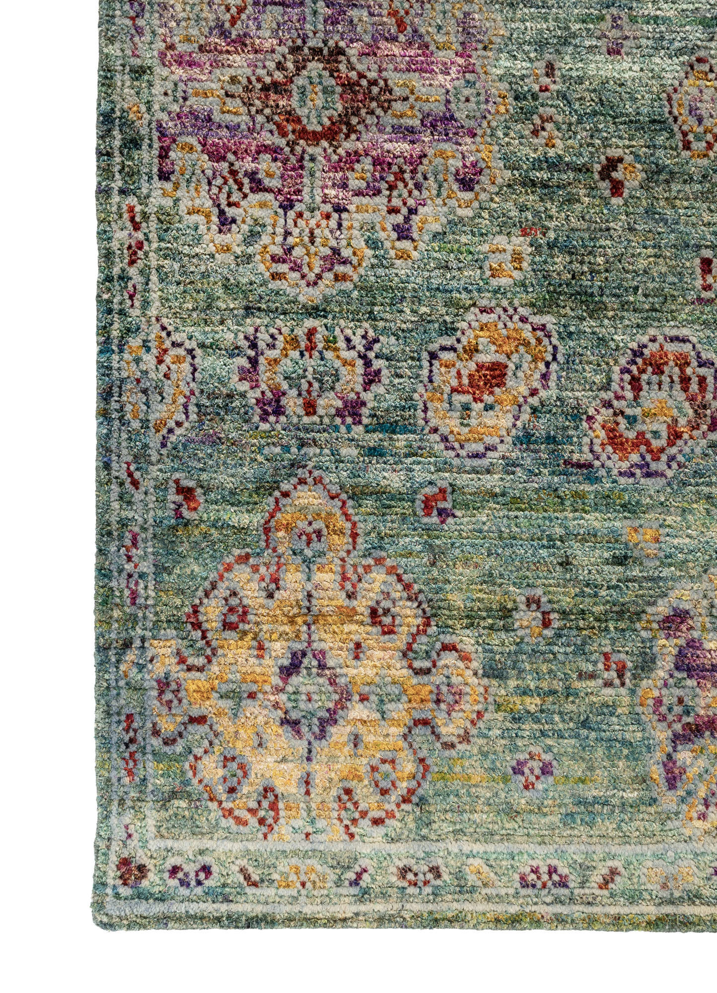 Aprezo Blue Hand Knotted Silk Rugs - Skcs-65 - Jaipur Rugs SG