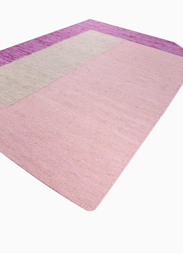daaira red and orange wool flat weaves Rug - FoldShot daaira red and orange wool flat weaves Rug - FoldShot