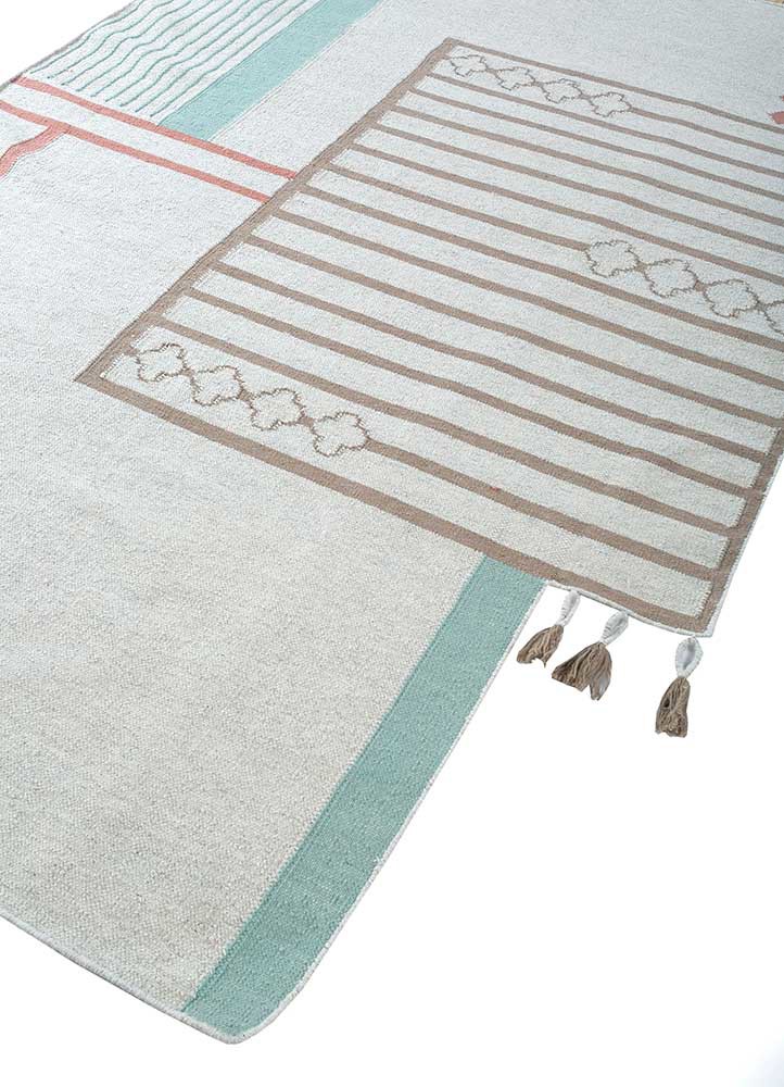 bedouin grey and black wool flat weaves Rug - FoldShot bedouin grey and black wool flat weaves Rug - FoldShot