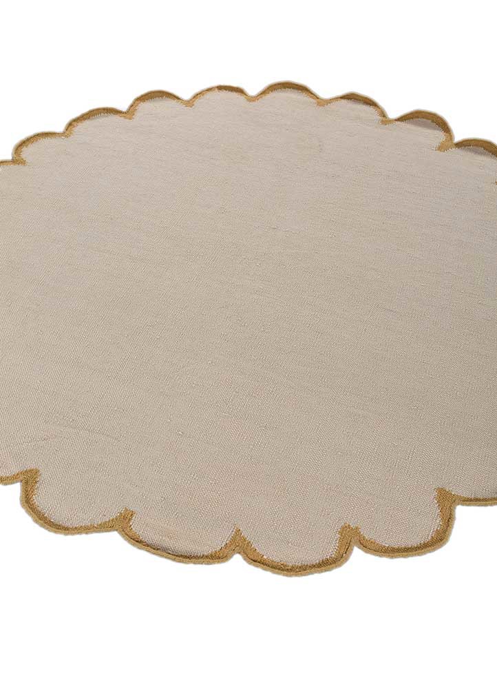 alhambra ivory wool flat weaves Rug - FoldShot alhambra ivory wool flat weaves Rug - FoldShot