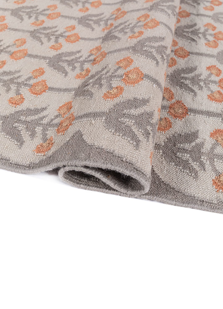 alhambra blue wool flat weaves Rug - FoldShot alhambra blue wool flat weaves Rug - FoldShot
