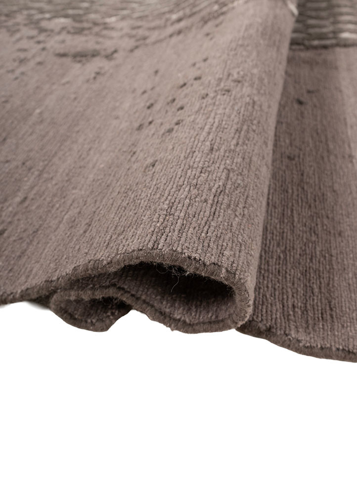 edge and essence grey and black wool and bamboo silk hand knotted Rug - FoldShot edge and essence grey and black wool and bamboo silk hand knotted Rug - FoldShot