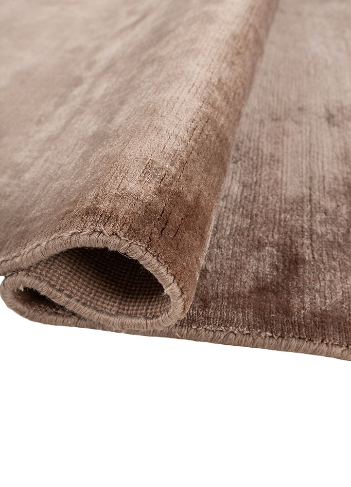 edge and essence beige and brown wool and bamboo silk hand knotted Rug - FoldShot edge and essence beige and brown wool and bamboo silk hand knotted Rug - FoldShot