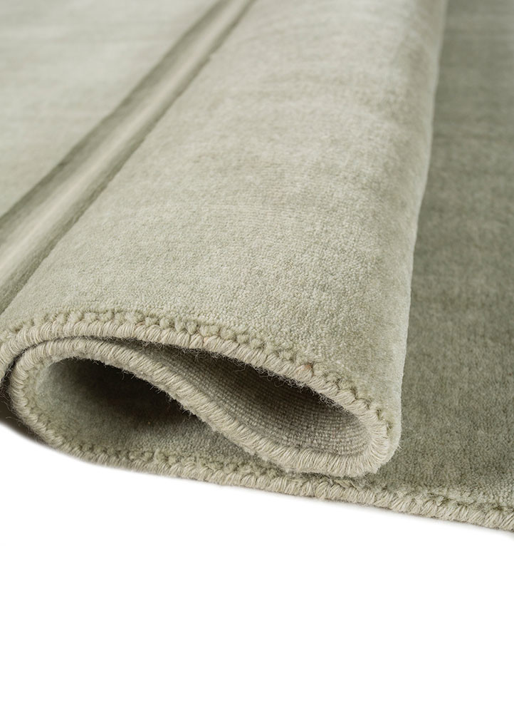 jean green wool hand loom Rug - FoldShot jean green wool hand loom Rug - FoldShot