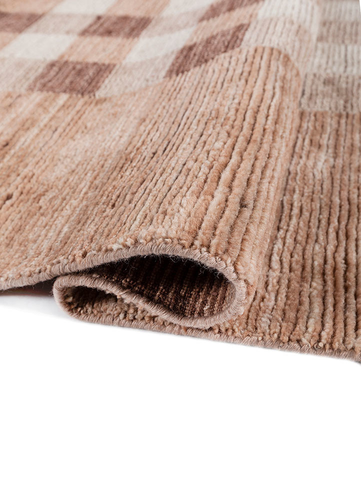 contour red and orange wool hand loom Rug - FoldShot contour red and orange wool hand loom Rug - FoldShot