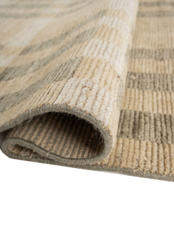 saga gold wool hand loom Rug - FoldShot saga gold wool hand loom Rug - FoldShot