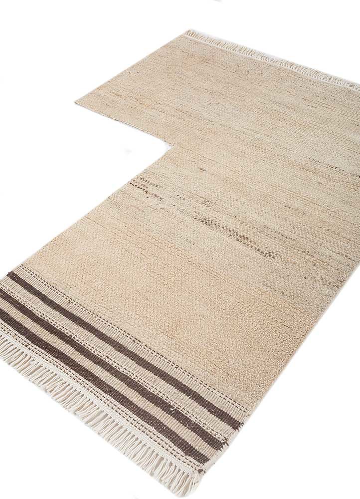 kairos ivory afghan wool hand knotted Rug - FoldShot kairos ivory afghan wool hand knotted Rug - FoldShot