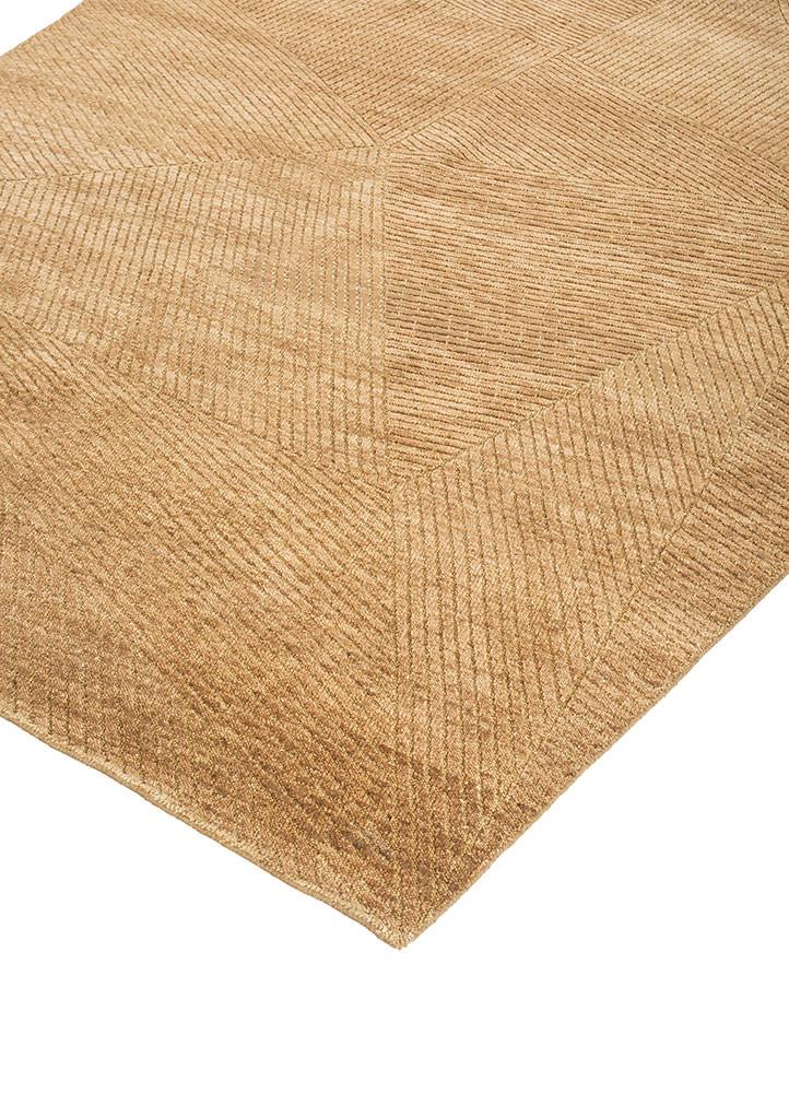 blythe red and orange wool hand knotted Rug - FoldShot