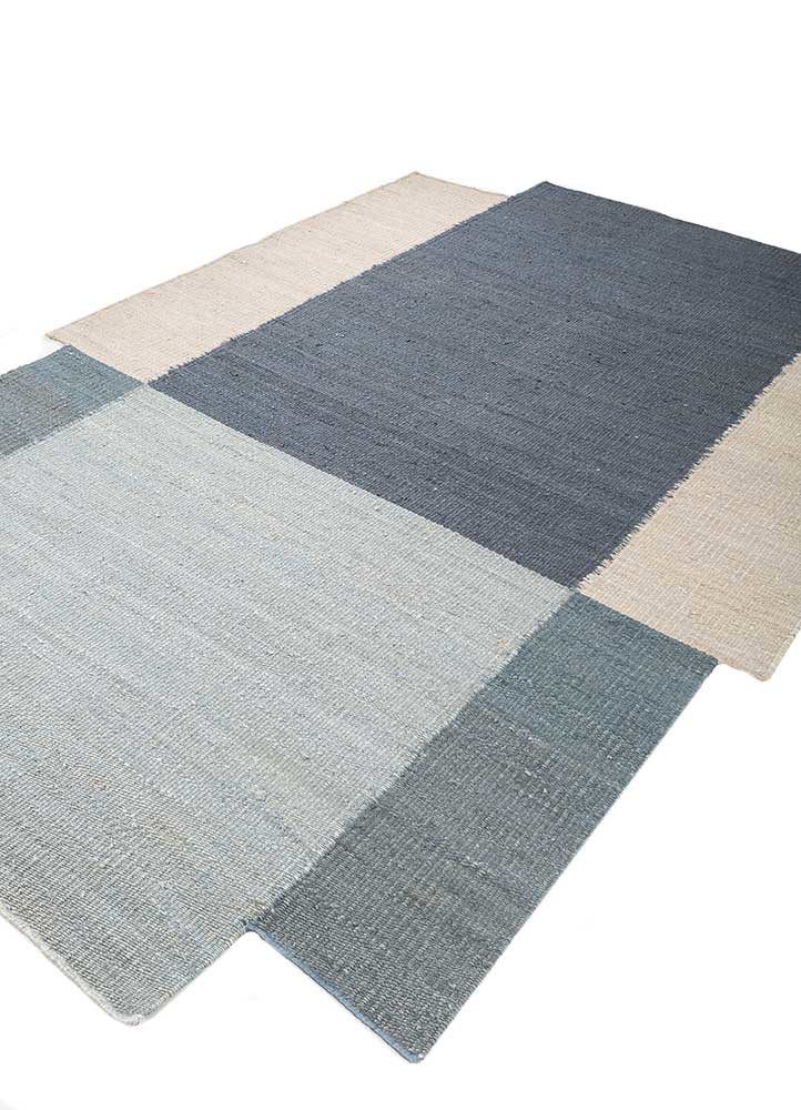 daaira grey and black jute and hemp flat weaves Rug - FoldShot daaira grey and black jute and hemp flat weaves Rug - FoldShot