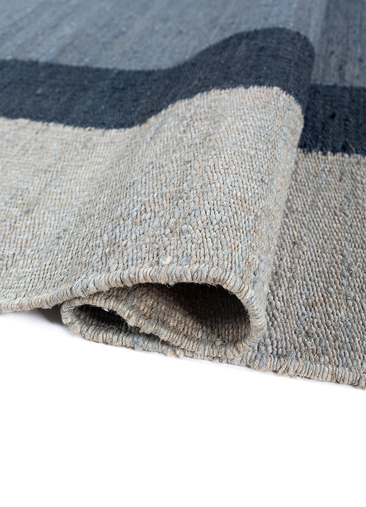 daaira blue jute and hemp flat weaves Rug - FoldShot daaira blue jute and hemp flat weaves Rug - FoldShot