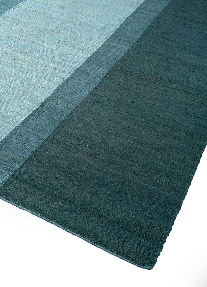 daaira blue jute and hemp flat weaves Rug - FoldShot daaira blue jute and hemp flat weaves Rug - FoldShot