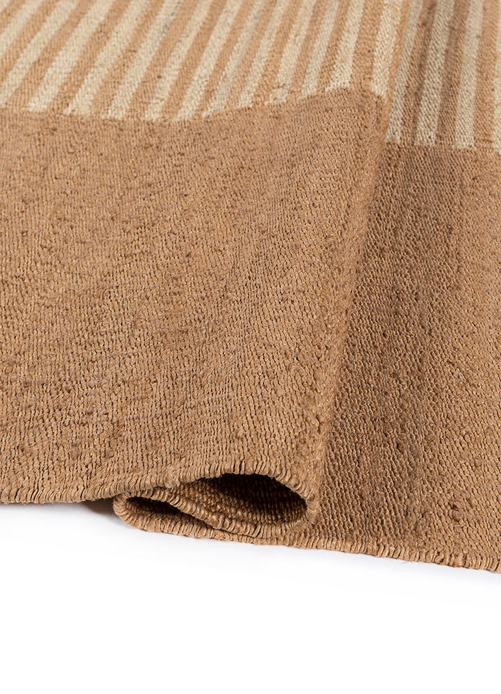 daaira beige and brown jute and hemp flat weaves Rug - FoldShot