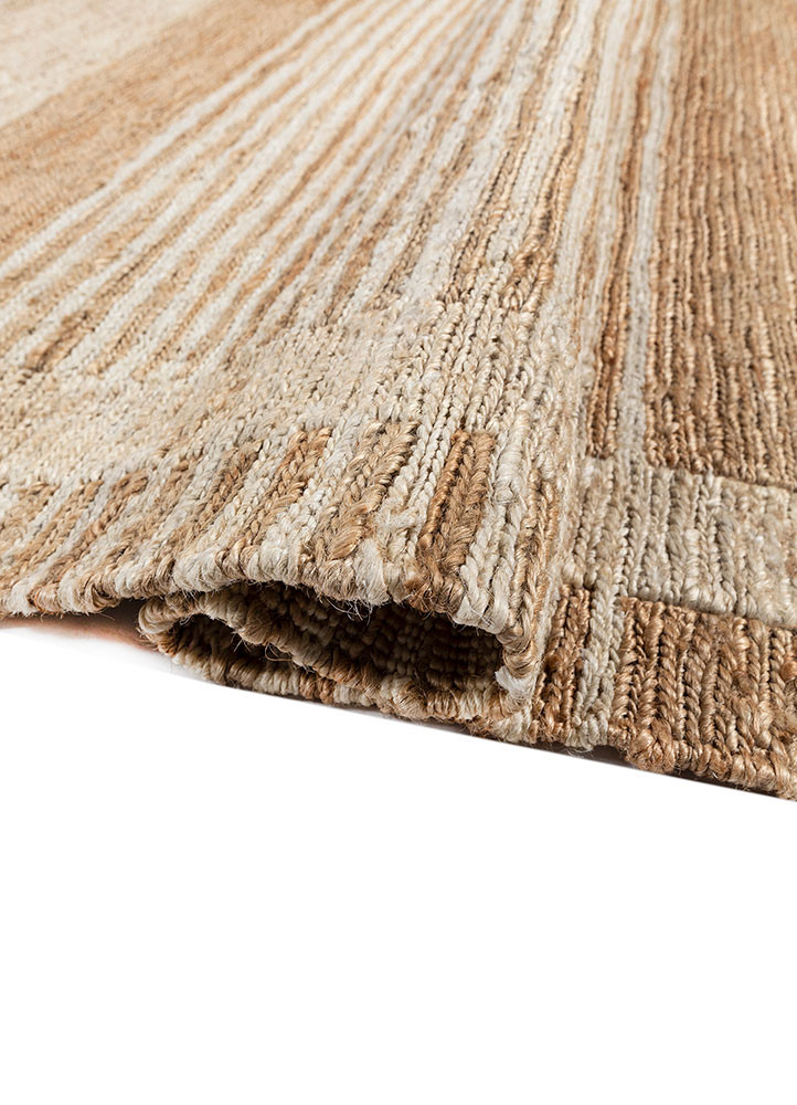 daaira beige and brown jute and hemp hand knotted Rug - FoldShot daaira beige and brown jute and hemp hand knotted Rug - FoldShot
