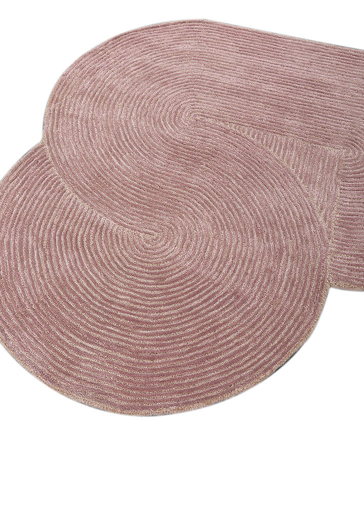 aprezo red and orange wool and viscose hand tufted Rug - FoldShot aprezo red and orange wool and viscose hand tufted Rug - FoldShot