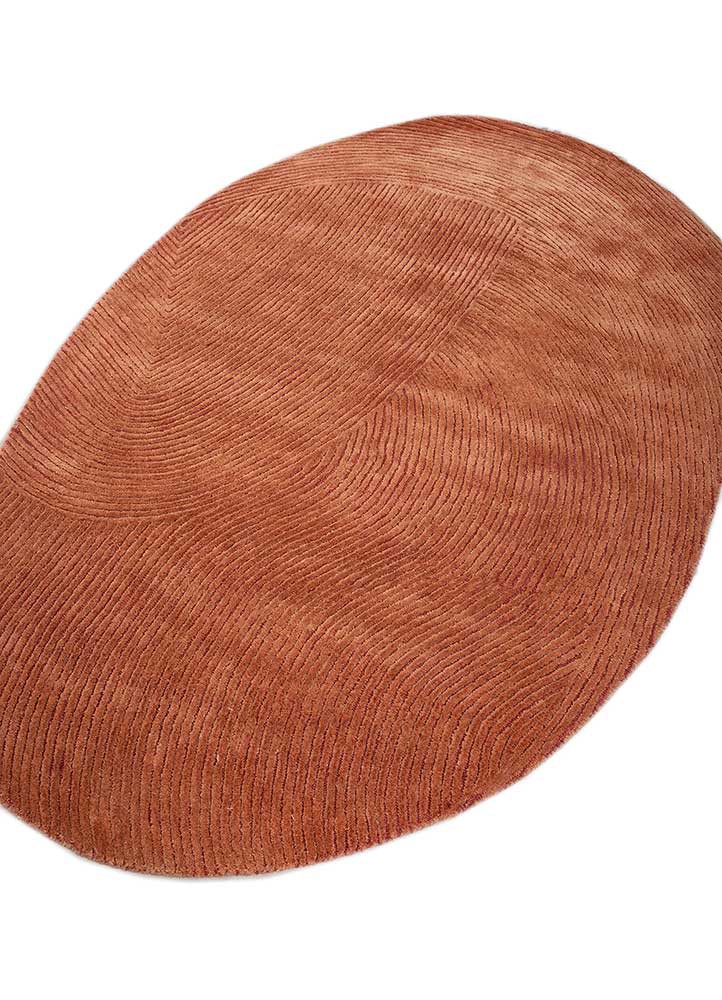 cera red and orange wool and viscose hand tufted Rug - FoldShot cera red and orange wool and viscose hand tufted Rug - FoldShot