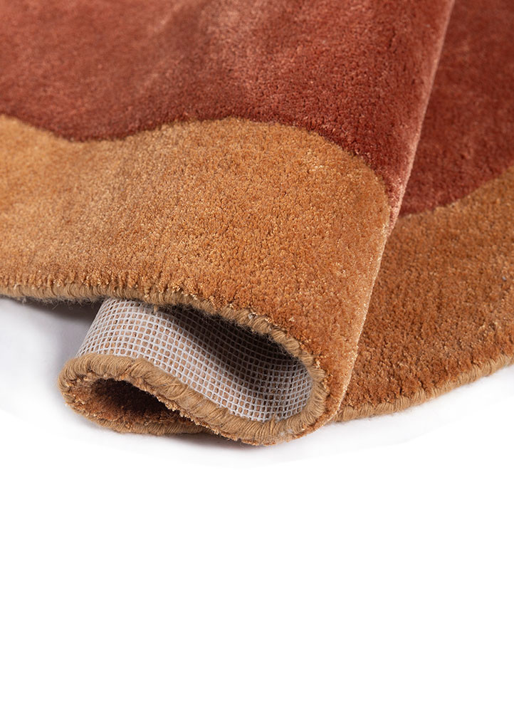 cera red and orange wool and viscose hand tufted Rug - FoldShot cera red and orange wool and viscose hand tufted Rug - FoldShot