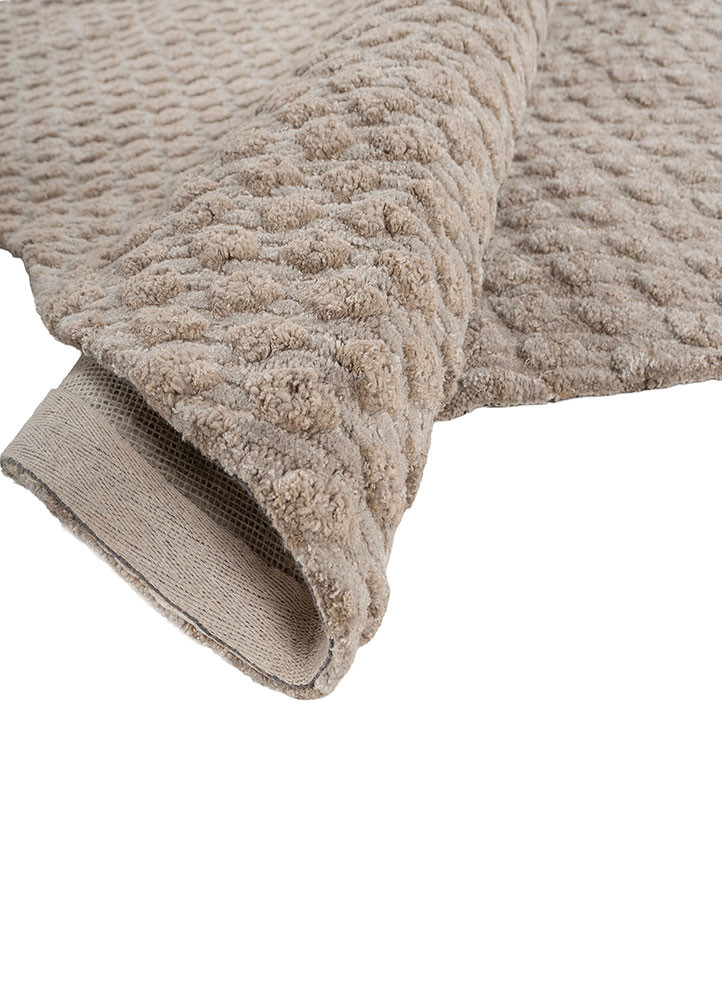 pathways grey and black wool and viscose hand tufted Rug - FoldShot