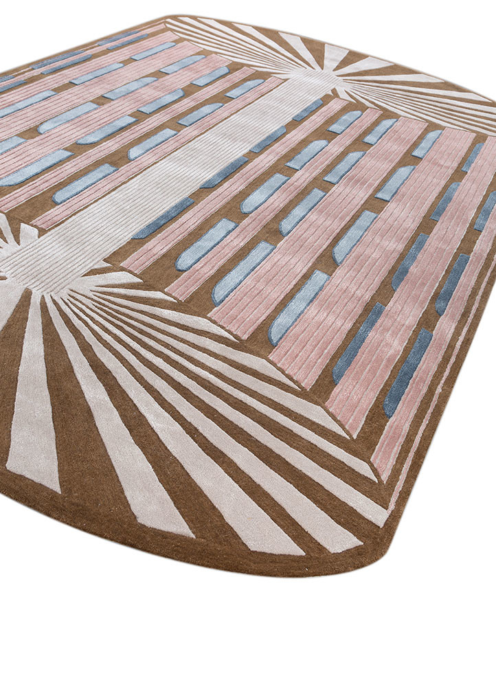 jaipur wunderkammer ivory wool and viscose hand tufted Rug - FoldShot jaipur wunderkammer ivory wool and viscose hand tufted Rug - FoldShot