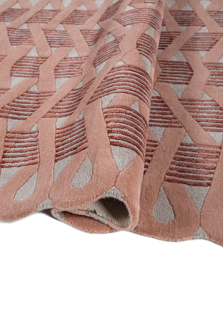 jaipur wunderkammer beige and brown wool and viscose hand tufted Rug - FoldShot jaipur wunderkammer beige and brown wool and viscose hand tufted Rug - FoldShot