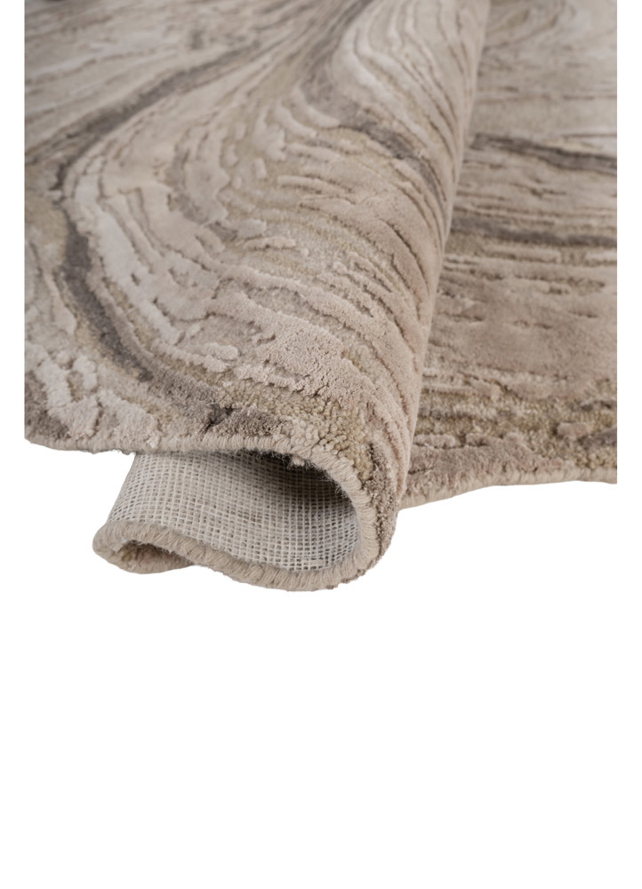 lucid ivory wool and bamboo silk hand tufted Rug - FoldShot lucid ivory wool and bamboo silk hand tufted Rug - FoldShot